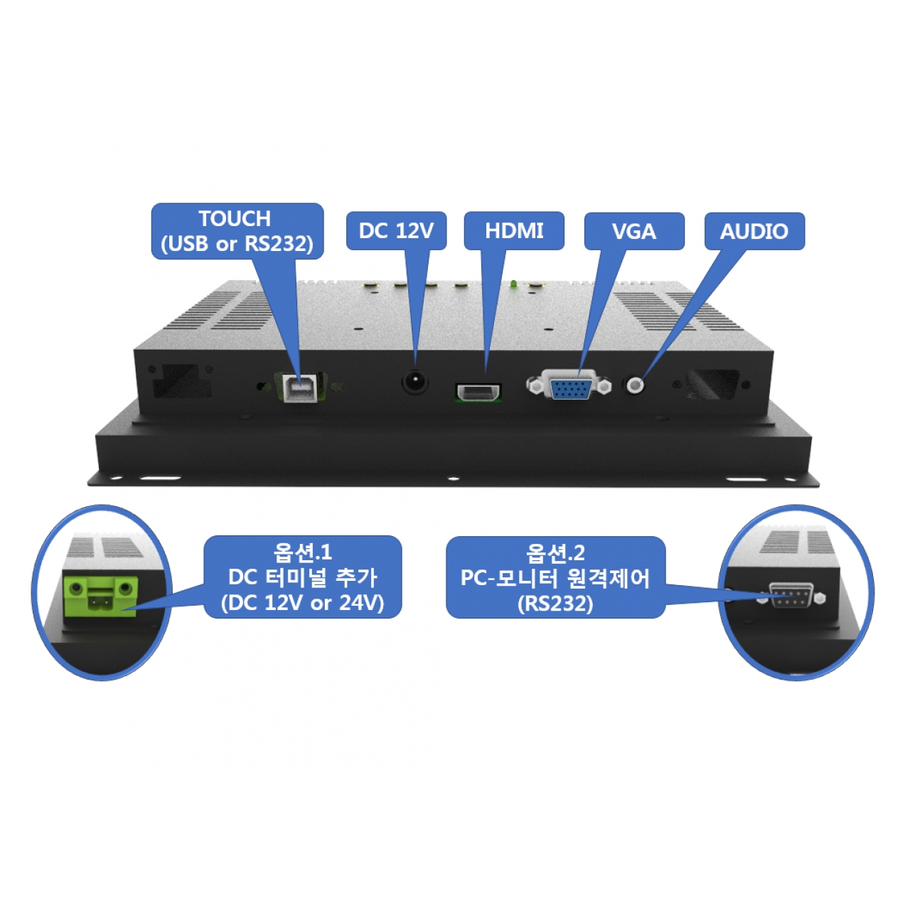 아랫면 지원포트